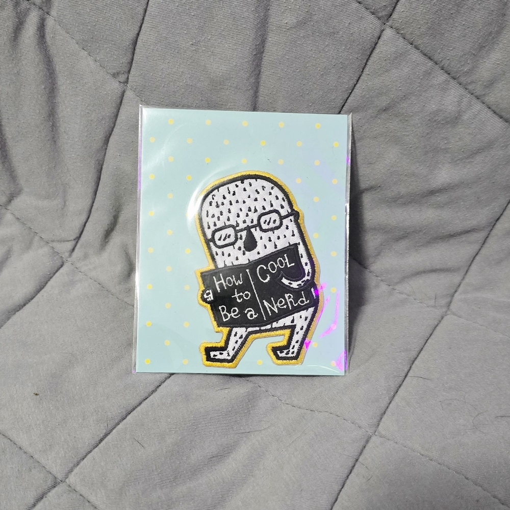 Cool Nerd Iron On Patch - NWT